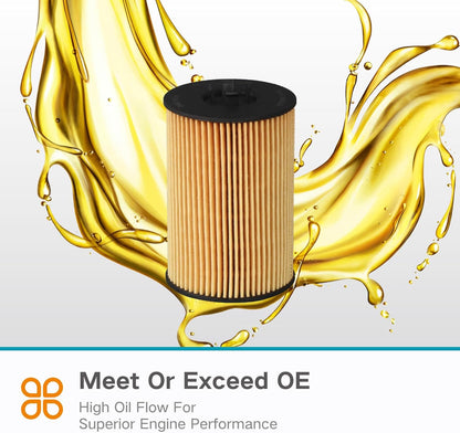 Fit for Volkswagen Genuine Engine Oil Filter Element 03N115562B