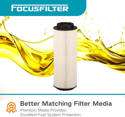 2277129 Fuel Water Separator Filter Replaces 2277129PE 1852006PE PF46106 L7663F 2133096 2133096PE 2164463 2164463PE KX463D Compatible with MX11 MX13 Peterbilt DAF Trucks Engine