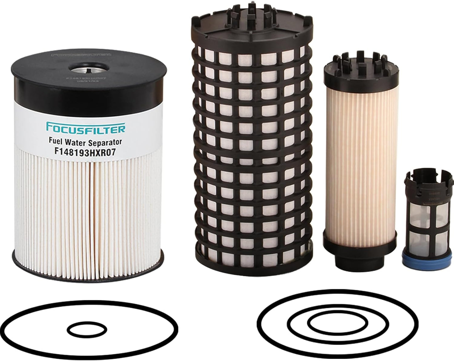 PF9924 Fuel Filter FS19915 Fuel Water Separator Service Kit Compatible With Freightliner Cascadia DD13 DD15 DD16