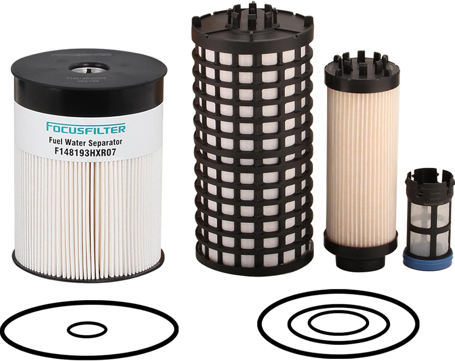 PF9924 Fuel Filter FS19915 Fuel Water Separator Service Kit Compatible With Freightliner Cascadia DD13 DD15 DD16