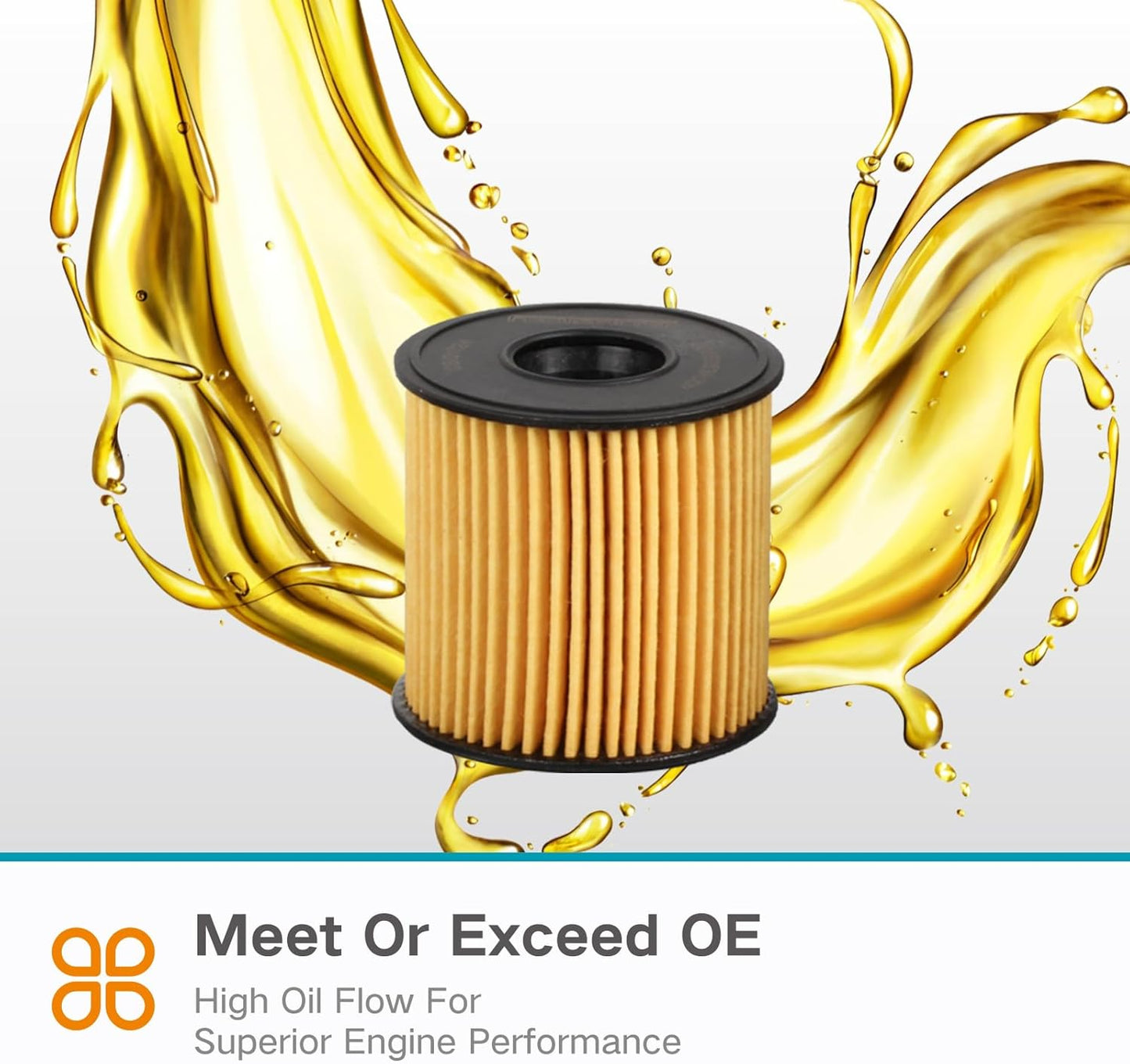 26350-2J000 Oil Filter Element Fits for Hyundai Elantra 2.0L 2021 2022 for Hyundai Sonata 2.0L Hybrid 2020 2021 2022