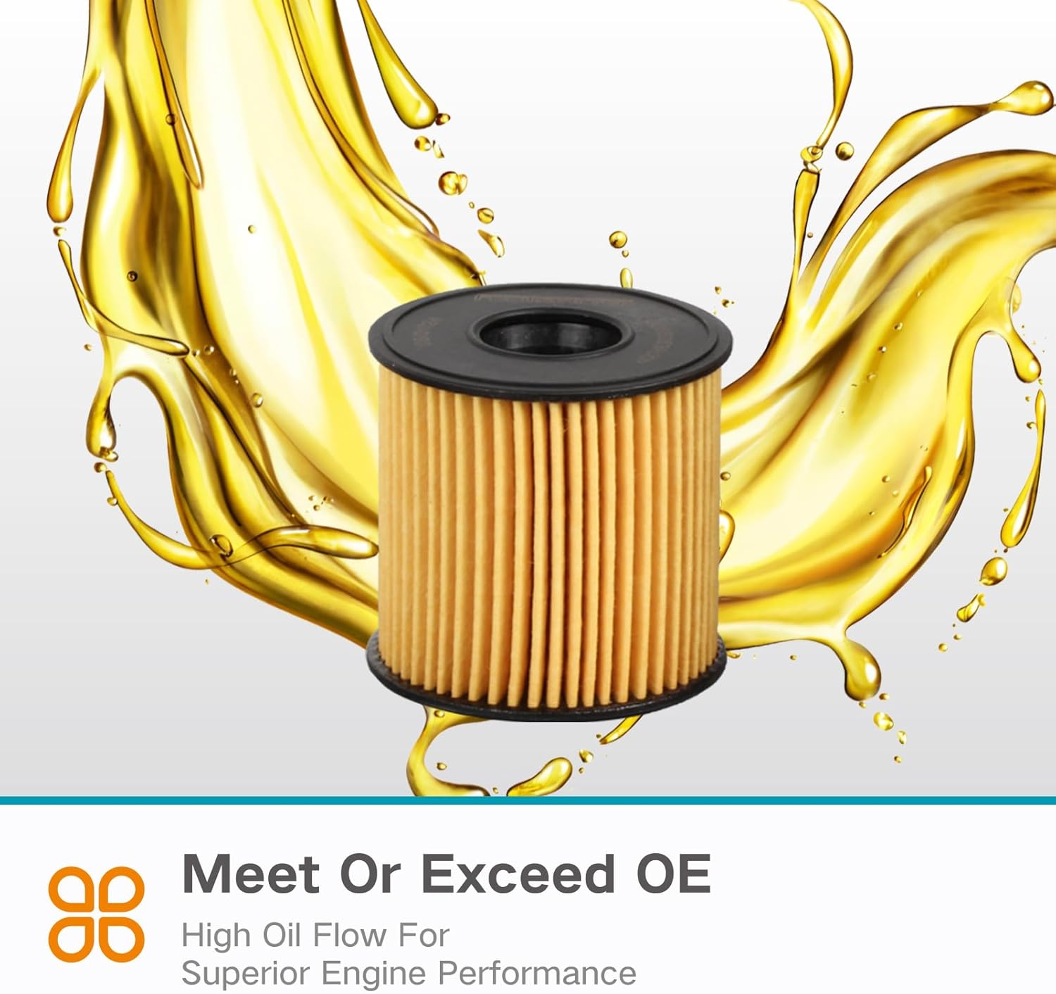 26350-2J000 Oil Filter Element Fits for Hyundai Elantra 2.0L 2021 2022 for Hyundai Sonata 2.0L Hybrid 2020 2021 2022