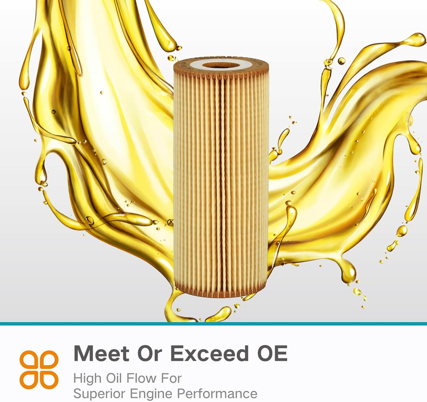 HU 726/2 X Metal-Free Oil Filter